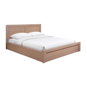 woo-125704 LIFE LUX ΚΡΕΒΑΤΙ ΔΙΠΛΟ ΓΙΑ ΣΤΡΩΜΑ 150X200CM, ΑΠΟΧΡΩΣΗ SONOMA OAK