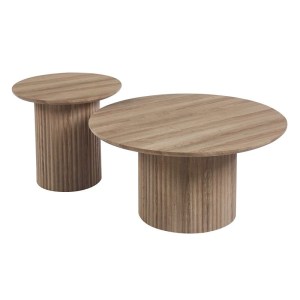 woo-125721 COLLIN SET-2 ΤΡΑΠΕΖΑΚΙΑ ΣΑΛΟΝΙΟΥ-ΚΑΘΙΣΤΙΚΟΥ, ΜDF ΑΠΟΧΡΩΣΗ SONOMA