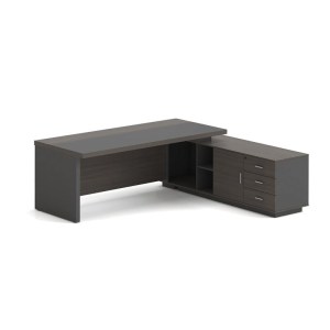 woo-125896 VIP ΓΡΑΦΕΙΟ ΔΕΞΙΑ ΓΩΝΙΑ, ΑΠΟΧΡΩΣΗ GREY WALNUT