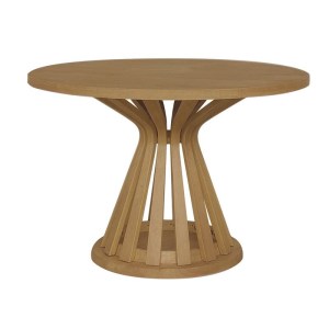 woo-126507 FABIO ΤΡΑΠΕΖΙ ΡΟΤΟΝΤΑ ΤΡΑΠΕΖΑΡΙΑΣ, MDF ΑΠΟΧΡΩΣΗ ΦΥΣΙΚΟ