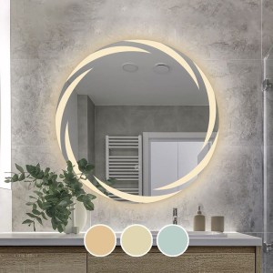 woo-126524 LED-1 ΚΑΘΡΕΠΤΗΣ ΤΟΙΧΟΥ - ΦΩΤΙΖΟΜΕΝΟΣ - ΑΦΗΣ, ΜΕ 3 ΕΠΙΛΟΓΕΣ ΕΝΑΛΛΑΓΗΣ ΧΡΩΜΑΤΩΝ