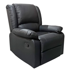 woo-126801 EVA ΠΟΛΥΘΡΟΝΑ RELAX ΣΑΛΟΝΙΟΥ - ΚΑΘΙΣΤΙΚΟΥ, PU ΜΑΥΡΟ