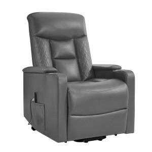 woo-126803 NANCY LIFT-RELAX ΠΟΛΥΘΡΟΝΑ ΣΑΛΟΝΙΟΥ - ΚΑΘΙΣΤΙΚΟΥ, ΥΦΑΣΜΑ ΣΚ.ΓΚΡΙ (ΗΛΕΚΤΡΙΚΗ ΑΝΑΚΛΗΣΗ)