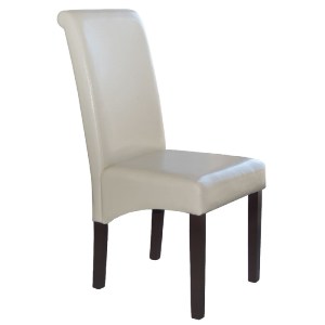 woo-18493 MALEVA-H ΚΑΡΕΚΛΑ ΞΥΛΟ - PU IVORY