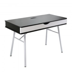 woo-21039_e-00018105-huge ΓΡΑΦΕΙΟ Η/Υ ΜΕΤΑΛΛΟ ΒΑΦΗ ΑΣΠΡΟ, MELAMINE WENGE