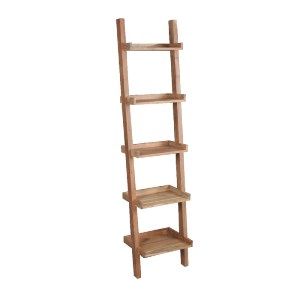 woo-26753 LADDER ΒΙΒΛΙΟΘΗΚΗ - ΡΑΦΙΕΡΑ ΞΥΛΟ ΑΚΑΚΙΑ ΦΥΣΙΚΟ