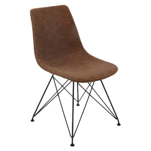 woo-28873 PANTON ΚΑΡΕΚΛΑ ΜΕΤΑΛΛΟ ΒΑΦΗ ΜΑΥΡΟ, PU VINTAGE BROWN