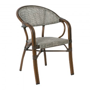 woo-31375_e-00020522-huge VEGERA ΠΟΛΥΘΡΟΝΑ DINING ΑΛΟΥΜΙΝΙΟ ΒΑΦΗ ΚΑΡΥΔΙ TEXTILENE ΜΠΕΖ