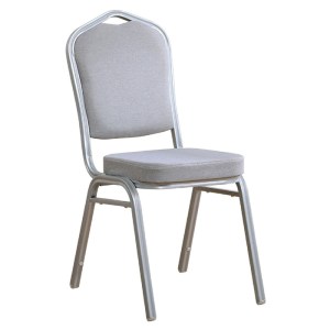 woo-31716 HILTON ΚΑΡΕΚΛΑ ΜΕΤΑΛΛΟ ΒΑΦΗ SILVER, ΥΦΑΣΜΑ ΓΚΡΙ
