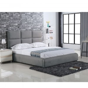 woo-32016_e-00020709-huge MAXIM ΚΡΕΒΑΤΙ ΔΙΠΛΟ, ΓΙΑ ΣΤΡΩΜΑ 160X200CM, ΥΦΑΣΜΑ ΓΚΡΙ