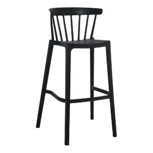 woo-34803 WEST ΣΚΑΜΠΟ BAR ΜΕ ΠΛΑΤΗ, PP-UV ΜΑΥΡΟ