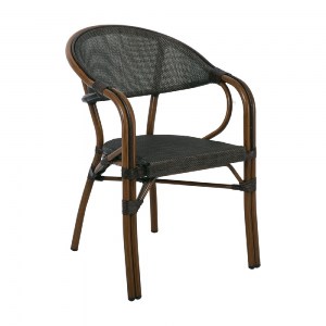 woo-34831_e-00021479-huge VEGERA ΠΟΛΥΘΡΟΝΑ DINING ΑΛΟΥΜΙΝΙΟ ΒΑΦΗ ΚΑΡΥΔΙ TEXTILENE ΜΑΥΡΟ