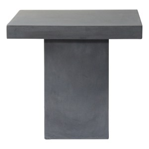 woo-34868 CONCRETE CUBIC ΤΡΑΠΕΖΙ ΚΗΠΟΥ - ΒΕΡΑΝΤΑΣ, CEMENT GREY