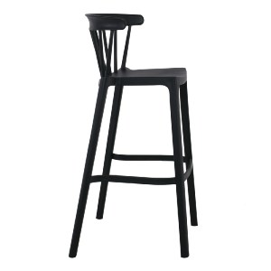 woo-36861 WEST ΣΚΑΜΠΟ BAR ΜΕ ΠΛΑΤΗ, PP-UV ΜΑΥΡΟ