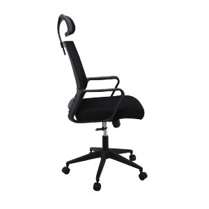 woo-37802 BF2020 ΠΟΛΥΘΡΟΝΑ ΓΡΑΦΕΙΟΥ ΔΙΕΥΘΥΝΤΗ MESH ΜΑΥΡΟ