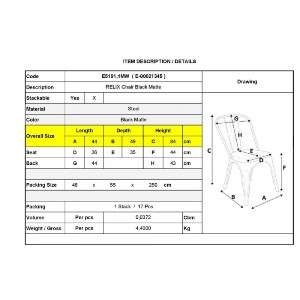 woo-38073_e-00021345_9-huge RELIX ΚΑΡΕΚΛΑ, ΜΕΤΑΛΛΟ ΒΑΦΗ ΜΑΥΡΟ EXTRA MATTE, ΣΤΟΙΒΑΖΟΜΕΝΗ