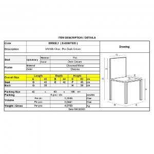 woo-38243_e-00007925_9-huge VIVIAN ΚΑΡΕΚΛΑ ΜΕΤΑΛΛΟ ΧΡΩΜΙΟ, PVC ΕΚΡΟΥ