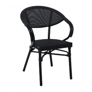 woo-38334_e-00022762-huge COSTA ΠΟΛΥΘΡΟΝΑ DINING ΑΛΟΥΜΙΝΙΟΥ, ΑΠΟΧΡΩΣΗ ΜΑΥΡΟ TEXTILENE ΜΑΥΡΟ