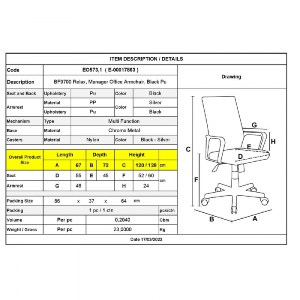 woo-38492_e-00017863_9-huge BF9700 RELAX ΠΟΛΥΘΡΟΝΑ ΓΡΑΦΕΙΟΥ ΔΙΕΥΘΥΝΤΗ, ΜΕ ΥΠΟΠΟΔΙΟ, ΒΑΣΗ ΧΡΩΜΙΟ,PU ΜΑΥΡΟ