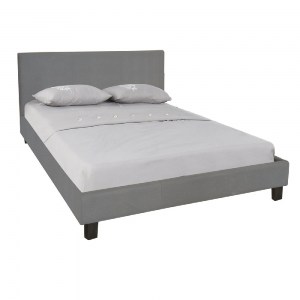 woo-39231_e-00022943-huge WILTON ΚΡΕΒΑΤΙ ΔΙΠΛΟ ΓΙΑ ΣΤΡΩΜΑ 140X190CM, ΥΦΑΣΜΑ ΓΚΡΙ