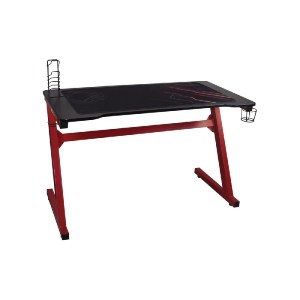 woo-39433 GAMING ΓΡΑΦΕΙΟ 120X60CM Τ.CARBON ΜΕΤΑΛΛΟ ΒΑΦΗ ΚΟΚΚΙΝΟ
