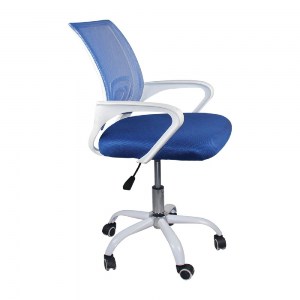woo-39558_e-00023157-huge BF2101-SC ΠΟΛΥΘΡΟΝΑ ΓΡΑΦΕΙΟΥ ΧΩΡΙΣ ΑΝΑΚΛΙΣΗ ΑΣΠΡΟ - MESH ΜΠΛΕ