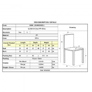 woo-40072_e-00021822_9-huge ILONA-W PP ΚΑΡΕΚΛΑ ΕΣΤΙΑΣΗΣ - CATERING ΣΤΟΙΒΑΖΟΜΕΝΗ PP ΑΣΠΡΟ