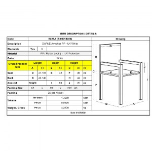 woo-40130_e-00014223_9-huge DAFNE ΠΟΛΥΘΡΟΝΑ ΤΡΑΠΕΖΑΡΙΑΣ ΚΗΠΟΥ ΣΤΟΙΒΑΖΟΜΕΝΗ, PP RATTAN LOOK UV PROTECTION, ΑΣΠΡO