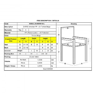 woo-40134_e-00015123_9-huge DAFNE ΠΟΛΥΘΡΟΝΑ ΤΡΑΠΕΖΑΡΙΑΣ ΚΗΠΟΥ ΣΤΟΙΒΑΖΟΜΕΝΗ, PP RATTAN LOOK UV PROTECTION, ΜΠΕΖ