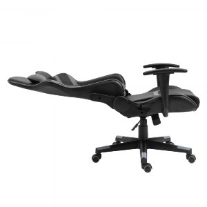 woo-40548_e-00023340_3-huge BF9050 GAMING ΠΟΛΥΘΡΟΝΑ ΓΡΑΦΕΙΟΥ, ΑΝΑΚΛΙΣΗ ΠΛΑΤΗΣ ΕΩΣ 90°, PU ΜΑΥΡΟ - ΓΚΡΙ