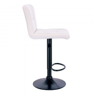 woo-40549_e-00023359_1-huge LINO ΣΚΑΜΠΟ BAR ΜΕ ΠΛΑΤΗ, ΜΕΤΑΛΛΟ ΒΑΦΗ ΜΑΥΡΟ, PU ΑΣΠΡΟ, ΡΥΘΜΙΣΗ ΥΨΟΥΣ, ΠΕΡΙΣΤΡΕΦΟΜΕΝΟ