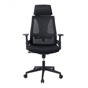 woo-41054 BF8750 ΠΟΛΥΘΡΟΝΑ ΓΡΑΦΕΙΟΥ ΔΙΕΥΘΥΝΤΗ, MESH ΜΑΥΡΟ, ΥΦΑΣΜΑ ΜΑΥΡΟ