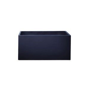 woo-41773 FLOWER POT-12 ΑΠΟΧΡΩΣΗ DARK GREY