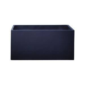 woo-41775 FLOWER POT-12 ΑΠΟΧΡΩΣΗ DARK GREY