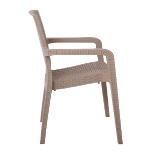 woo-42630_e-00023887_1-huge LORA ΠΟΛΥΘΡΟΝΑ ΣΤΟΙΒΑΖΟΜΕΝΗ, PP (RATTAN LOOK) ΑΠΟΧΡΩΣΗ CAPPUCCINO