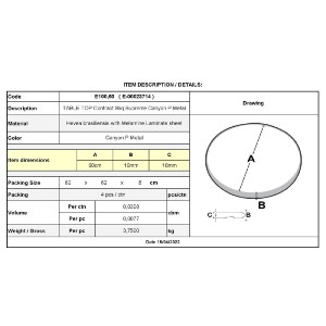 woo-42792 CONTRACT SLIQ SMOOTH SUPREME ΕΠΙΦΑΝΕΙΑ ΤΡΑΠΕΖΙΟΥ Τ.WERZALIT ΑΠΟΧΡΩΣΗ CANYON P.METAL