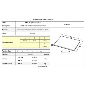 woo-42900_e-00023701_9-huge CONTRACT SLIQ NORMAL ΕΠΙΦΑΝΕΙΑ ΤΡΑΠΕΖΙΟΥ, ΑΠΟΧΡΩΣΗ CEMENT