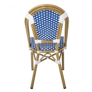 woo-42930_e-00023782_2-huge PARIS ΚΑΡΕΚΛΑ BISTRO, ΑΛΟΥΜΙΝΙΟ ΦΥΣΙΚΟ, WICKER ΑΣΠΡΟ - ΜΠΛΕ, ΣΤΟΙΒΑΖΟΜΕΝΗ