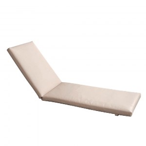 woo-44249 SUNLOUNGER ΜΑΞΙΛΑΡΙ ΞΑΠΛΩΣΤΡΑΣ PVC ΜΠΕΖ ΜΕ ΦΕΡΜΟΥΑΡ & VELCRO (FOAM+POLYESTER)