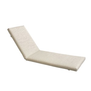 woo-44253 SUNLOUNGER ΜΑΞΙΛΑΡΙ ΞΑΠΛΩΣΤΡΑΣ TEXTILENE ΜΠΕΖ ΜΕ ΦΕΡΜΟΥΑΡ & VELCRO (FOAM+POLYESTER)