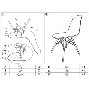 woo-44860_e-00017516_7-huge ART WOOD KΑΡΕΚΛΑ ΤΡΑΠΕΖΑΡΙΑΣ ΚΟΥΖΙΝΑΣ ΞΥΛΟ - PP ΜΑΥΡΟ