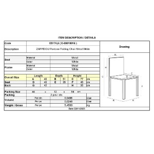 woo-45304_e-00018016_9-huge ΖΑΠΠΕΙΟΥ PANTONE ΚΑΡΕΚΛΑ ΚΗΠΟΥ-ΒΕΡΑΝΤΑΣ, ΠΤΥΣΣΟΜΕΝΗ, ΜΕΤΑΛΛΟ ΒΑΦΗ ΑΣΠΡΟ