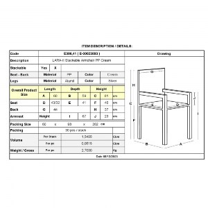 woo-45413_e-00023893_9-huge LARA-II ΠΟΛΥΘΡΟΝΑ DINING ΣΤΟΙΒΑΖΟΜΕΝΗ, ALU SILVER, PP ΕΚΡΟΥ