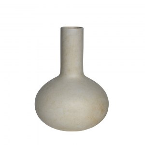 woo-45695 VASE-3 ΒΑΖΟ CEMENT, ΑΠΟΧΡΩΣΗ BEIGE Φ40X55CM