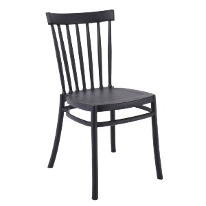 woo-45885 WINDSOR ΚΑΡΕΚΛΑ ΤΡΑΠΕΖΑΡΙΑΣ ΚΗΠΟΥ ΣΤΟΙΒΑΖΟΜΕΝΗ, PP ΜΑΥΡΟ UV PROTECTION