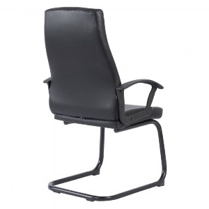 woo-45907 BF1250V ΠΟΛΥΘΡΟΝΑ ΓΡΑΦΕΙΟΥ ΕΠΙΣΚΕΠΤΗ, PU ΜΑΥΡΟ