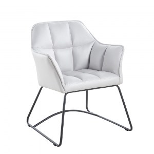 woo-46014 POLLY ΠΟΛΥΘΡΟΝΑ ΜΕΤΑΛΛΟ ΒΑΦΗ ΜΑΥΡΟ, ΥΦΑΣΜΑ SUEDE ΓΚΡΙ