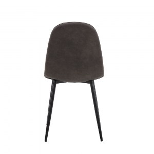 woo-46647 CELINA ΚΑΡΕΚΛΑ ΜΕΤΑΛΛΟ ΒΑΦΗ ΜΑΥΡΟ, ΥΦΑΣΜΑ SUEDE ΓΚΡΙ