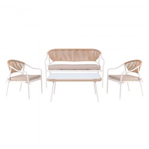 woo-46742_e-00025045_1-huge PALERMO SET ΣΑΛΟΝΙ ΚΗΠΟΥ- ΜΕΤΑΛΛΙΚΟ ΑΣΠΡΟ, WICKER ΦΥΣΙΚΟ :ΤΡΑΠΕΖΙ+2 ΘΕΣΙΟΣ+2 ΠΟΛΥΘΡΟΝΕΣ