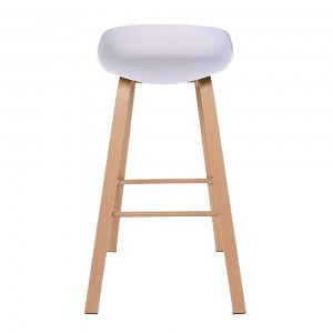 woo-46747_e-00025207_3-huge PENT ΣΚΑΜΠΟ BAR, ΜΕΤΑΛΛΟ ΒΑΦΗ ΦΥΣΙΚΟ, PP ΑΣΠΡΟ